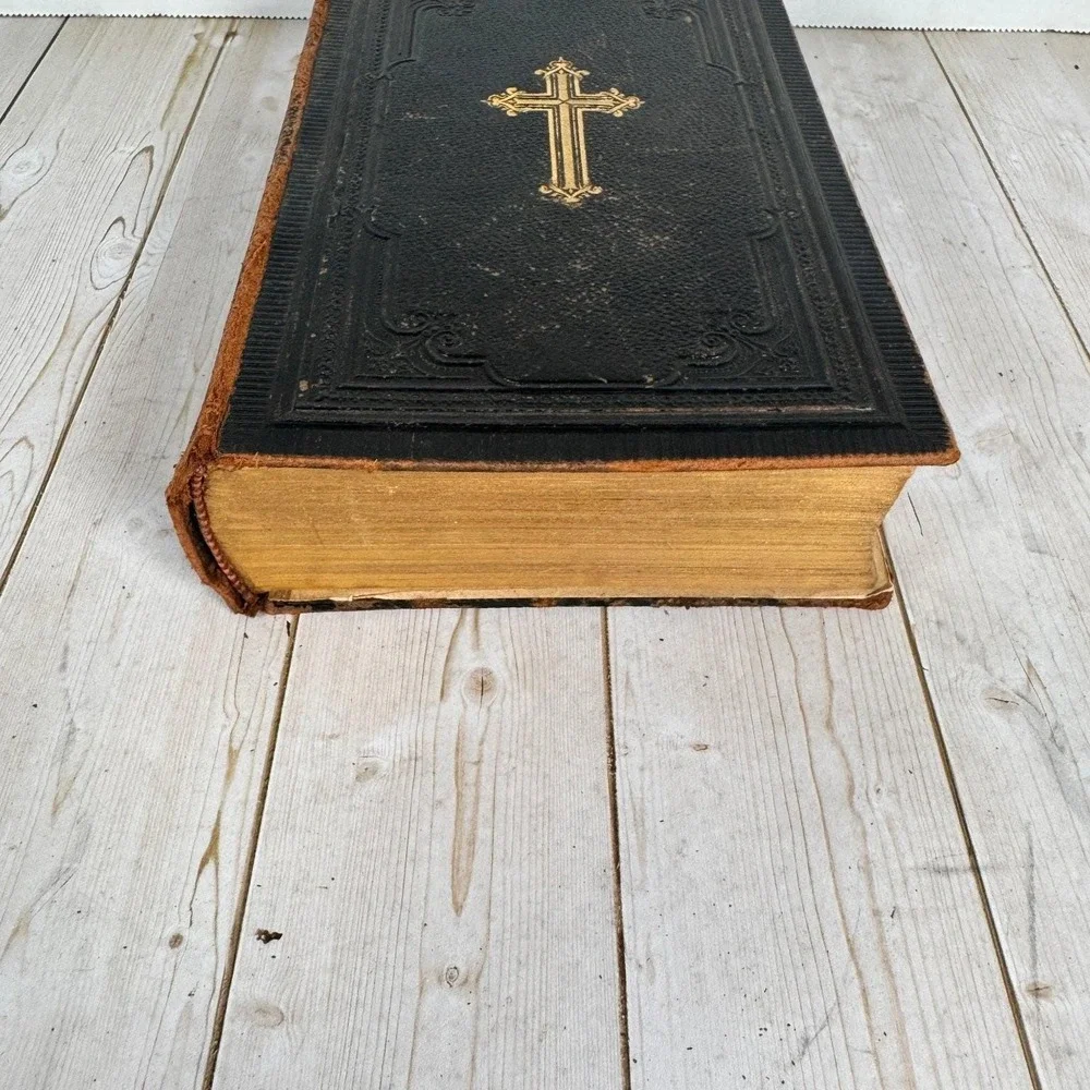 Antique Stark's Gebetbuch German Lutheran Prayer Book Leather Milwaukee
